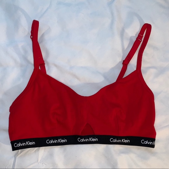 red calvin klein bralette - Picture 1 of 2